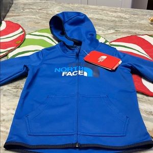Toddler’s 4T NorthFace zipped up hoodie.